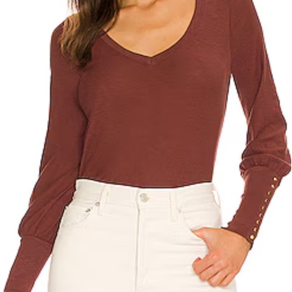 Nation LTD Renata V-Neck Tee in New Mexico size small - Picture 7 of 7